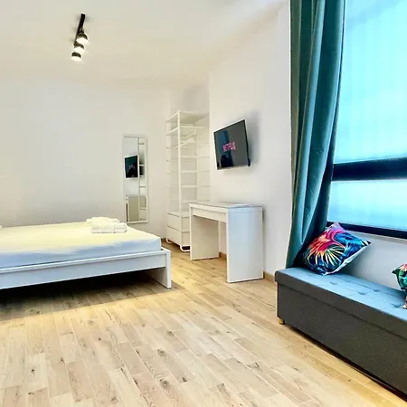 Bilocale A 230 Mt Dal Mare Wifi E Parcheggio 1 ريميني